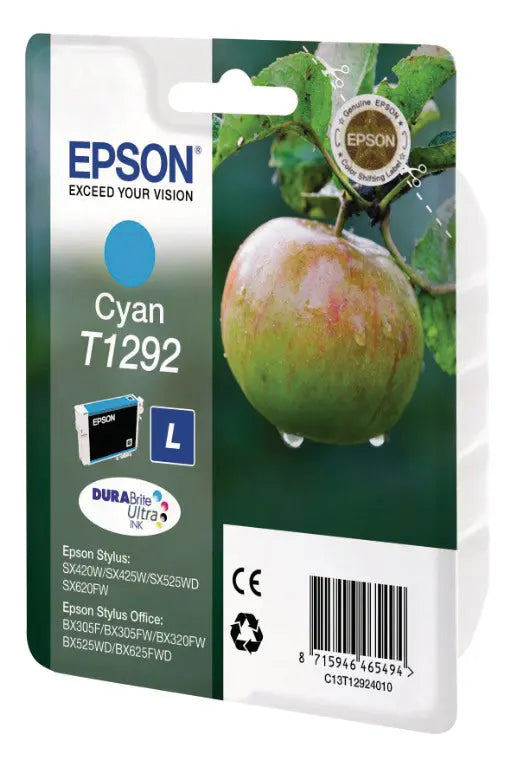 EPSON Tintenpatrone cyan T129240 Stylus SX420W 7.0ml Idealshop