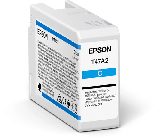 EPSON Tintenpatrone cyan T47A200 SureColor SC-P900 50ml Idealshop