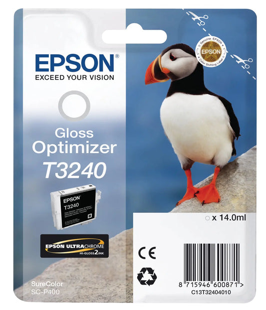 EPSON Tintenpatrone gloss optimizer T324040 SureColor SC-P400 14ml Idealshop