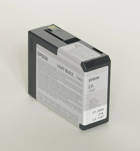 EPSON Tintenpatrone light black T580700 Stylus Pro 3800 80ml Idealshop