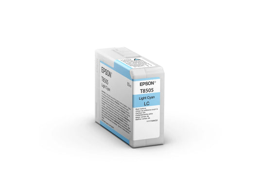 EPSON Tintenpatrone light cyan T850500 SureColor SC-P800 80ml Idealshop