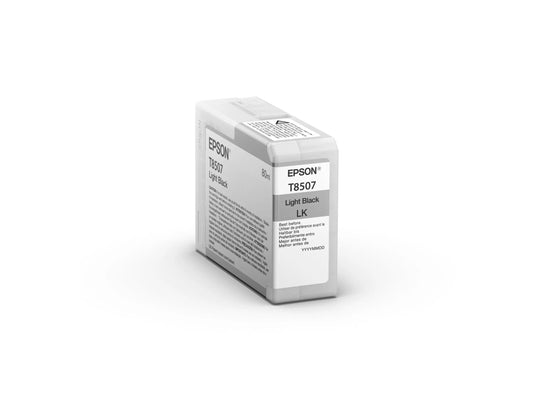 EPSON Tintenpatrone light schwarz T850700 SureColor SC-P800 80ml Idealshop