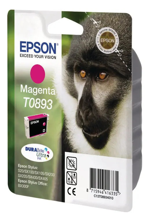 EPSON Tintenpatrone magenta T089340 Stylus S20/SX405 3.5ml Idealshop