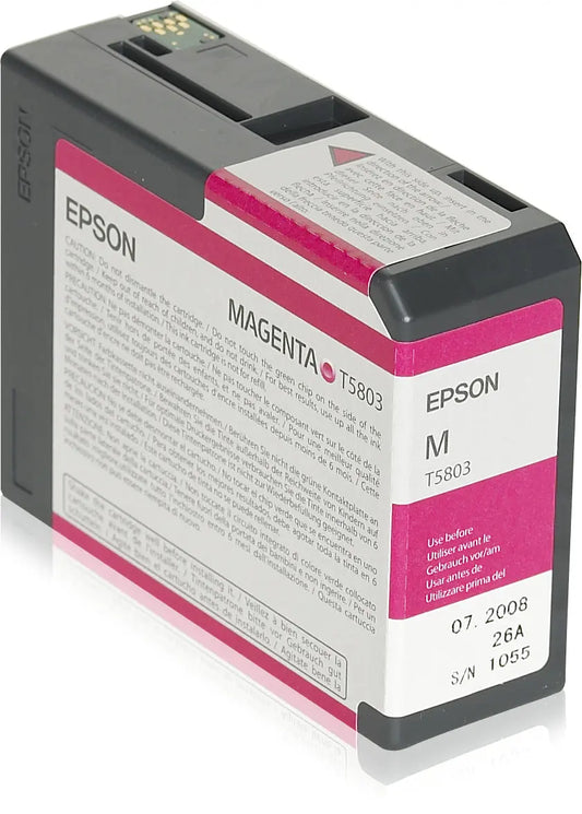 EPSON Tintenpatrone magenta T580300 Stylus Pro 3800 80ml Idealshop