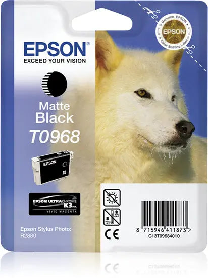 EPSON Tintenpatrone matte black T09684N10 Stylus Photo R2880 11.4ml Idealshop