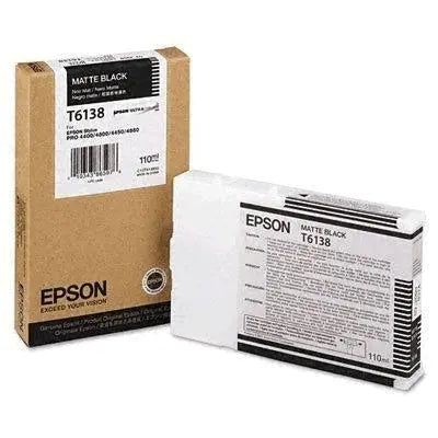 EPSON Tintenpatrone matte black T613800 Stylus Pro 4450/4880 110ml Idealshop