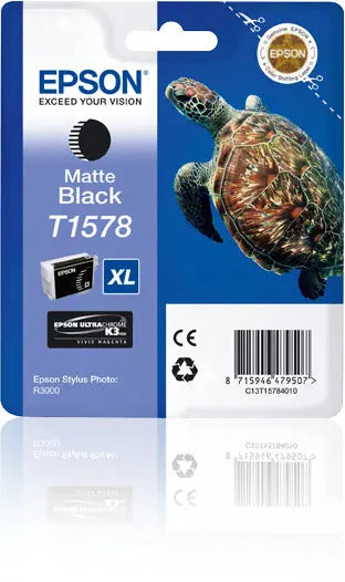EPSON Tintenpatrone matte schwarz T15784N Stylus Photo R3000 26ml Idealshop