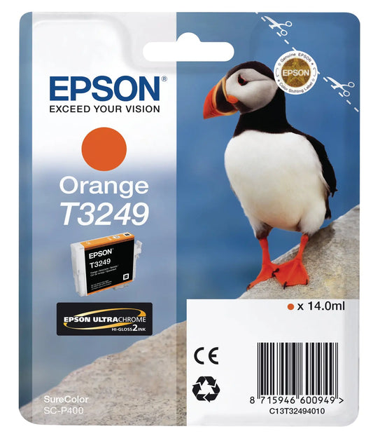 EPSON Tintenpatrone orange T324940 SureColor SC-P400 14ml Idealshop