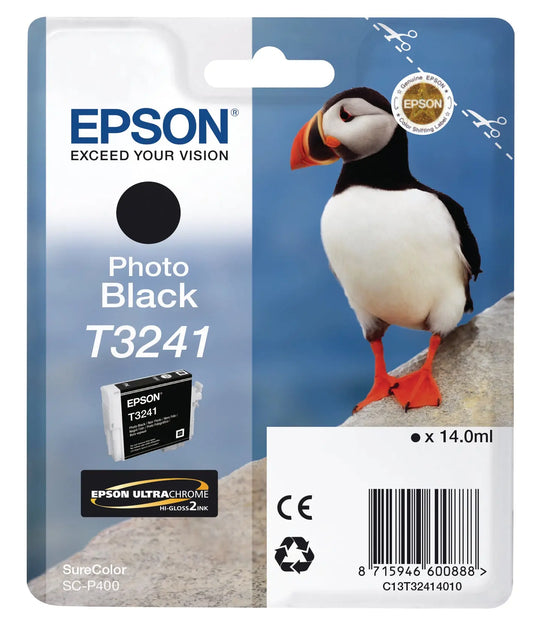 EPSON Tintenpatrone photo schwarz T324140 SureColor SC-P400 14ml Idealshop