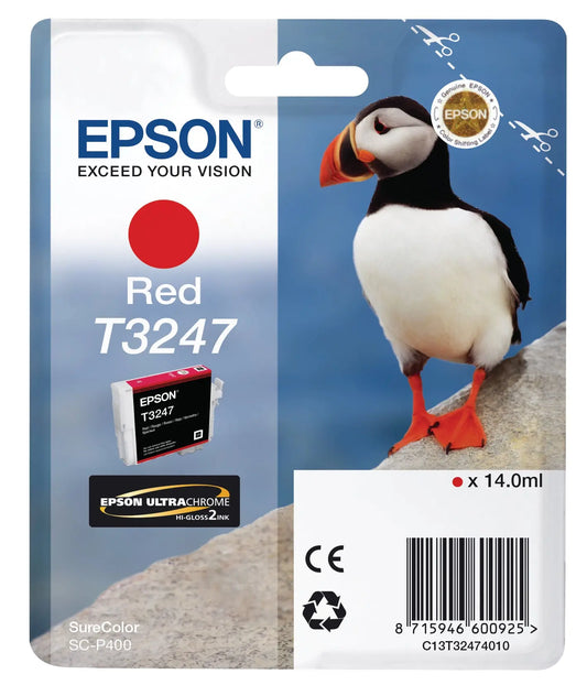 EPSON Tintenpatrone rot T324740 SureColor SC-P400 14ml Idealshop