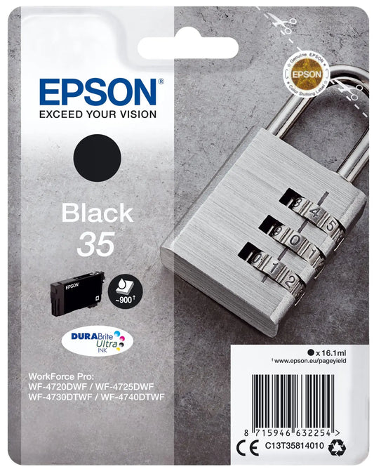 EPSON Tintenpatrone schwarz T358140 WF-4720/4725DWF 900 Seiten Idealshop