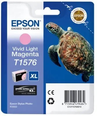 EPSON Tintenpatrone vivid light mag. T157640 Stylus Photo R3000 26ml Idealshop