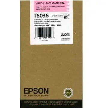 EPSON Tintenpatrone vivid light mag. T603600 Stylus Pro 7880/9880 220ml Idealshop