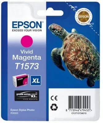 EPSON Tintenpatrone vivid magenta T157340 Stylus Photo R3000 26ml Idealshop