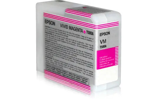 EPSON Tintenpatrone vivid magenta T580A00 Stylus Pro 3880 80ml Idealshop