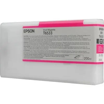 EPSON Tintenpatrone vivid magenta T653300 Stylus Pro 4900 200ml Idealshop