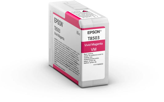 EPSON Tintenpatrone vivid magenta T85030N SureColor SC-P800 80ml Idealshop
