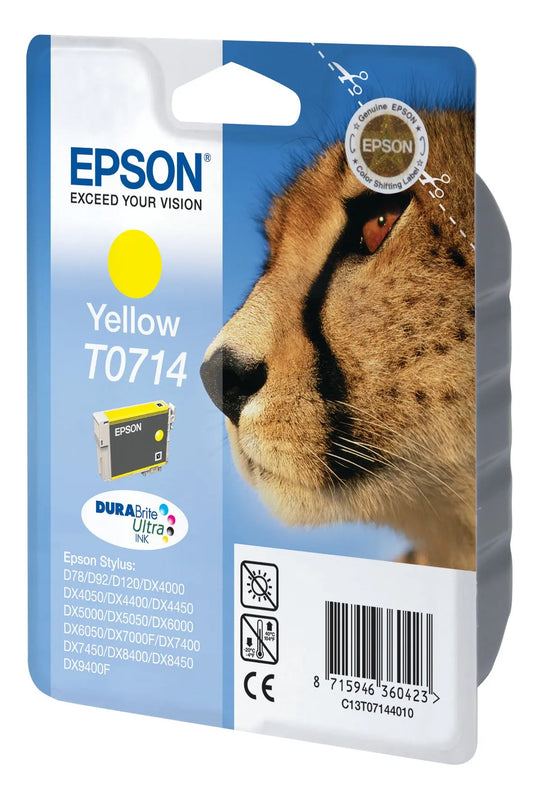 EPSON Tintenpatrone yellow T071440 Stylus DX4000 475 Seiten Idealshop