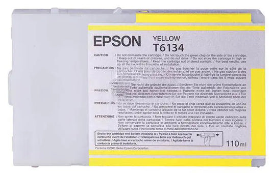 EPSON Tintenpatrone yellow T613400 Stylus Pro 4450 110ml Idealshop