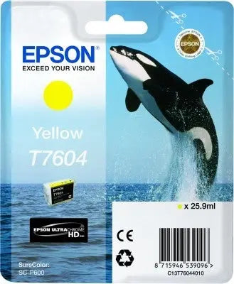 EPSON Tintenpatrone yellow T760440 SureColor P 600 25,9ml Idealshop