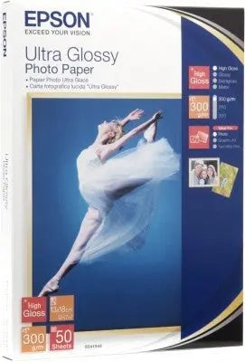 EPSON Ultra Glossy Photo 13x18cm S041944 Stylus DX 3800 300g 50 Blatt Idealshop