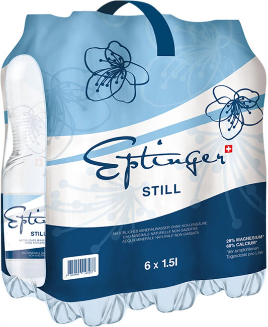 EPTINGER blau, ohne Kohlensäure, Pet 1026 150 cl, 6 Stk. Idealshop
