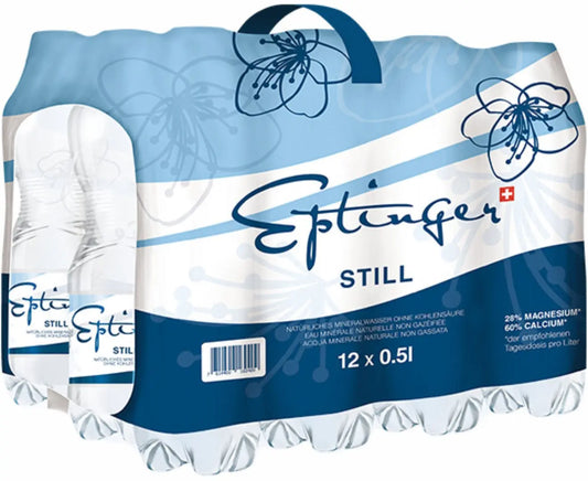 EPTINGER blau, ohne Kohlensäure, Pet 1077 50 cl, 12 Stk. Idealshop
