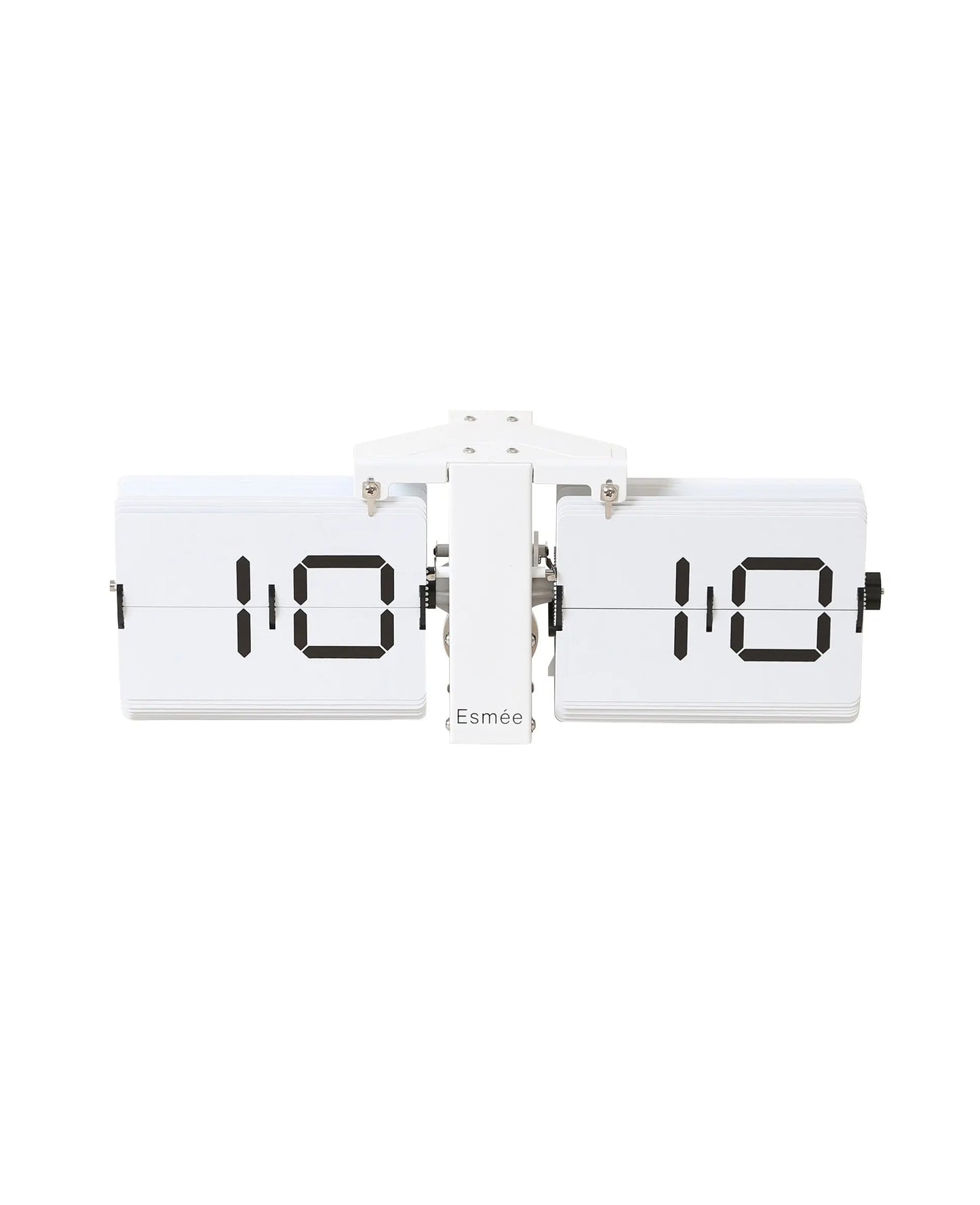 ESMEE Wanduhr Flip Clock 240.006.04 weiss Idealshop