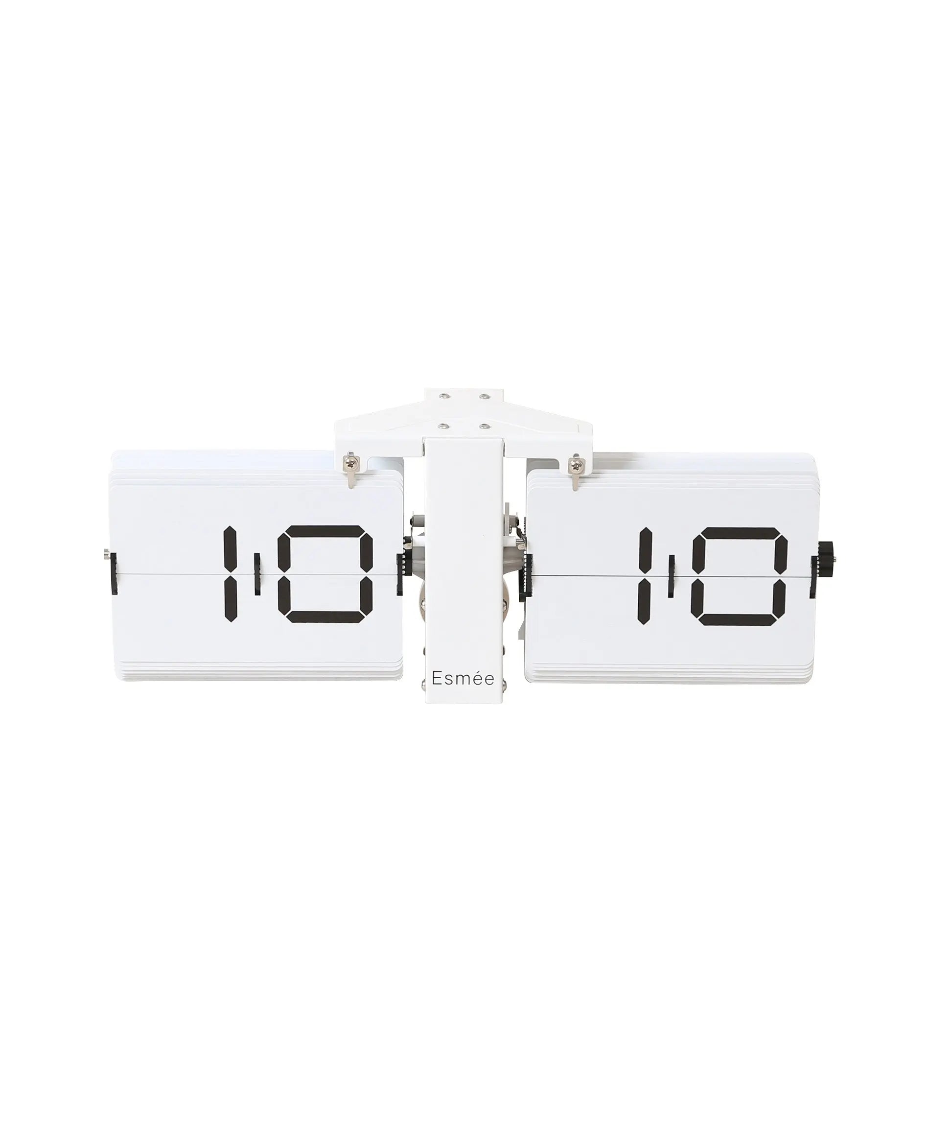 ESMEE Wanduhr Flip Clock 240.006.04 weiss Idealshop