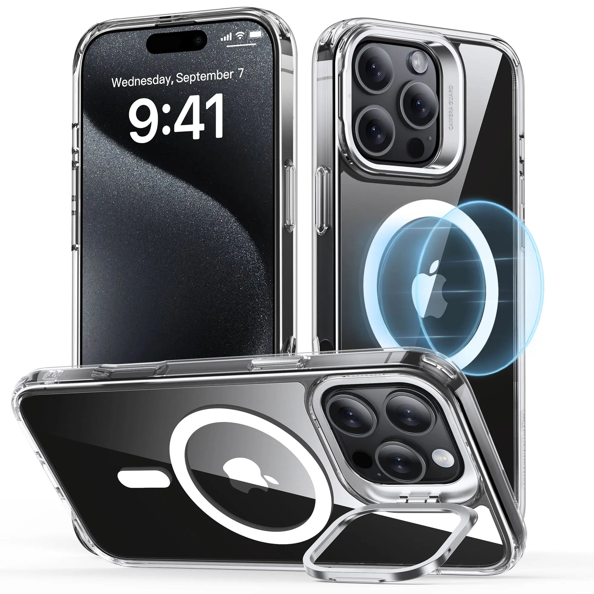 ESR Classic Hybrid Case MagSafe 1A75001 +Stand iPh 16 Pro Max Clear Idealshop
