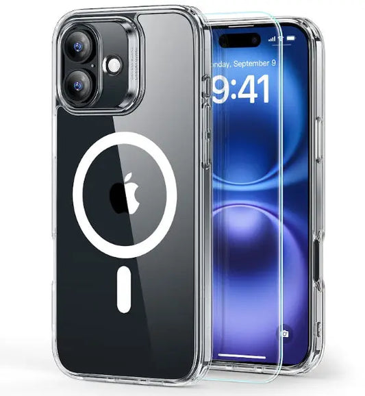 ESR Classic Hybrid Case MagSafe 1A79401 +Glass iPhone 16 Clear Idealshop