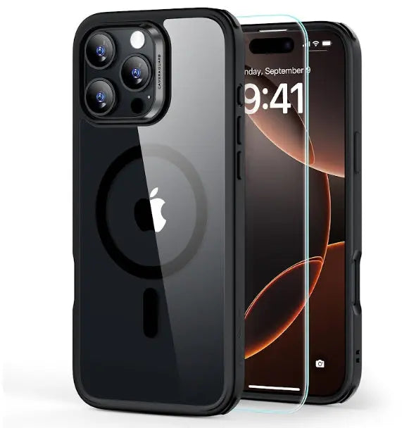ESR Classic Hybrid Case MagSafe 1A79603 +Glass iPhone16Pro Clear Bl. Idealshop