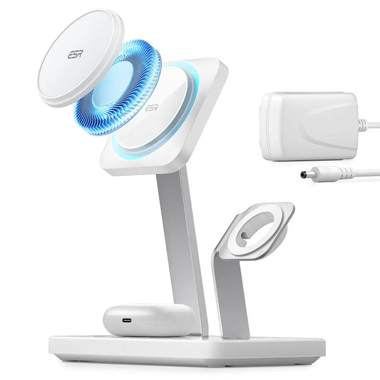 ESR HaloLock 3-in-1 Charger 2C5510201 Wireless,CryoBoost, White Idealshop
