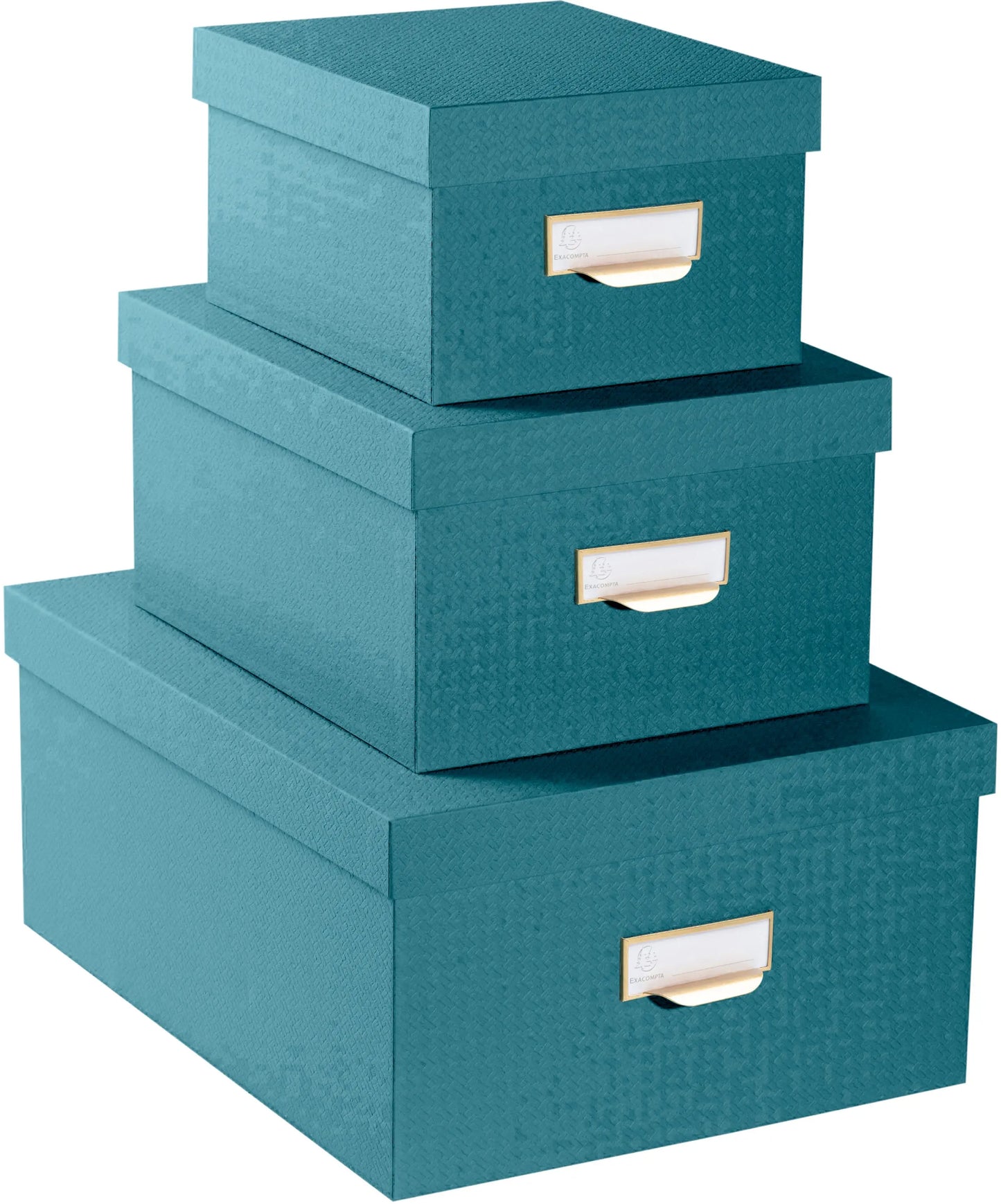 EXACOMPTA Ablagebox OfficeByMe 79603E blaugrün 3er-Set Idealshop