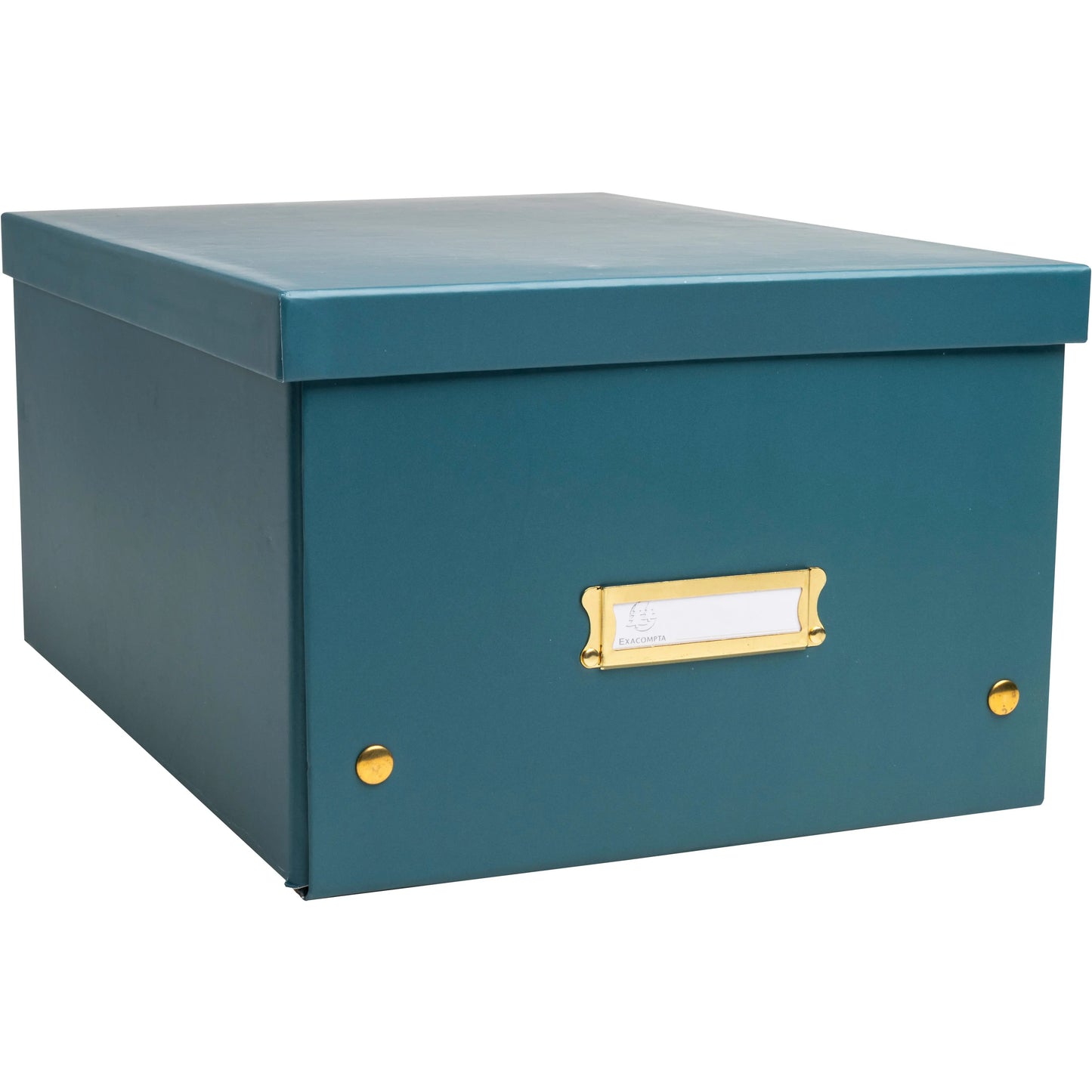 EXACOMPTA Aufbewahrungsbox Neo Deco A4+ 62353E entenblau 27x36x19cm Idealshop