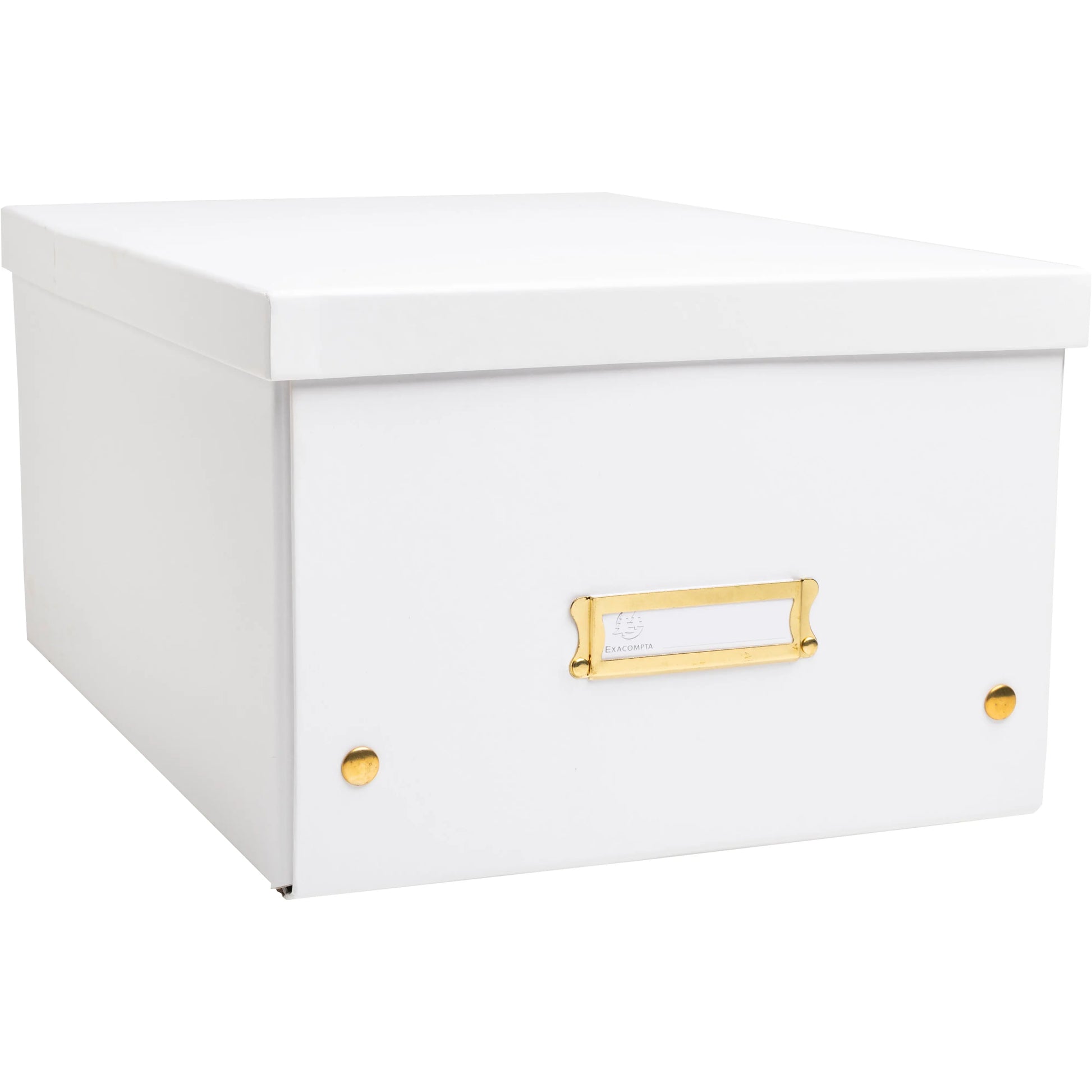 EXACOMPTA Aufbewahrungsbox Neo Deco A4+ 62358E weiss 27x36x19cm Idealshop