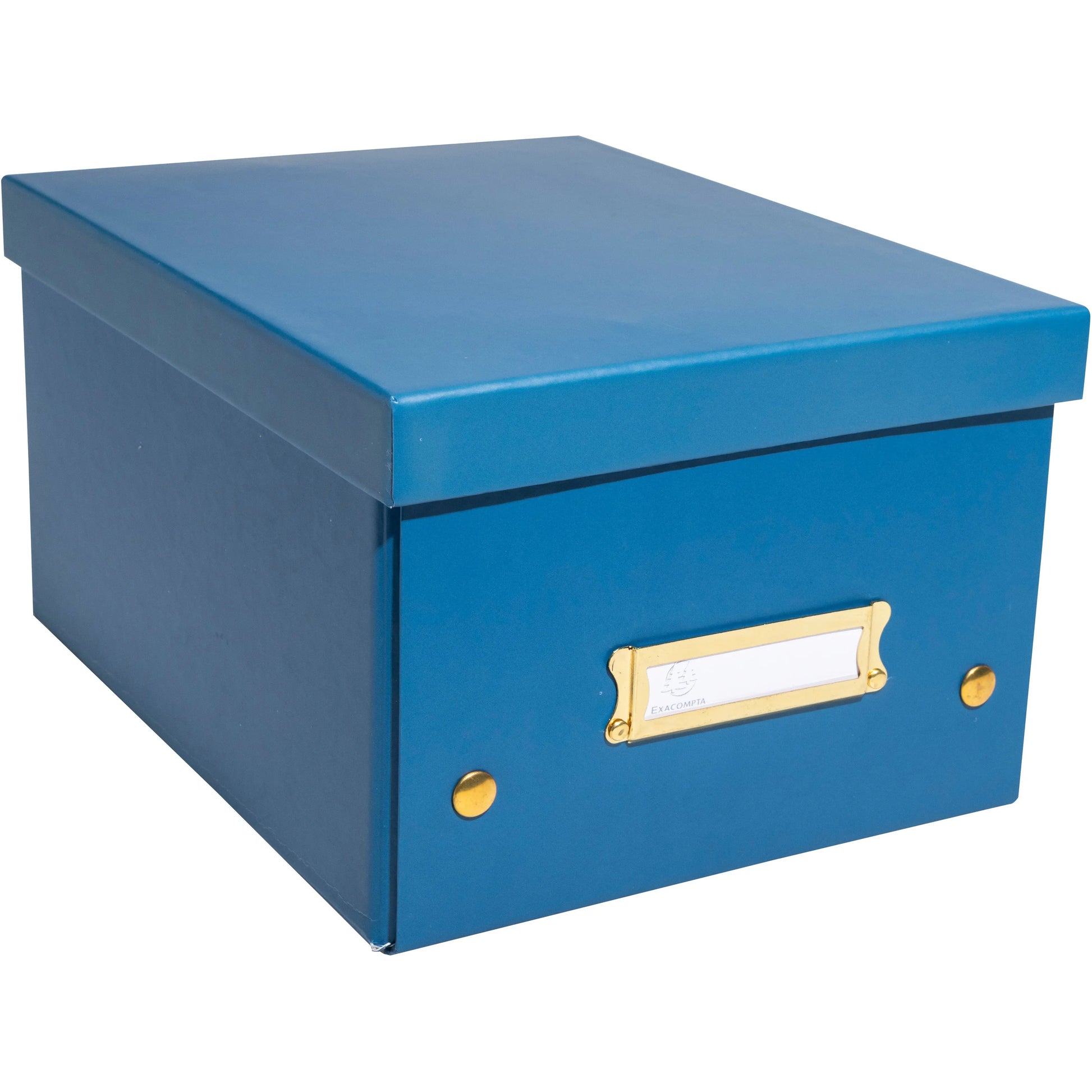 EXACOMPTA Aufbewahrungsbox Neo Deco A5+ 62252E blau 20x26x15cm Idealshop