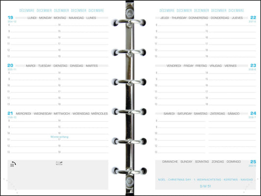 EXACOMPTA Ersatzinhalt Exatime 14   2025 Idealshop