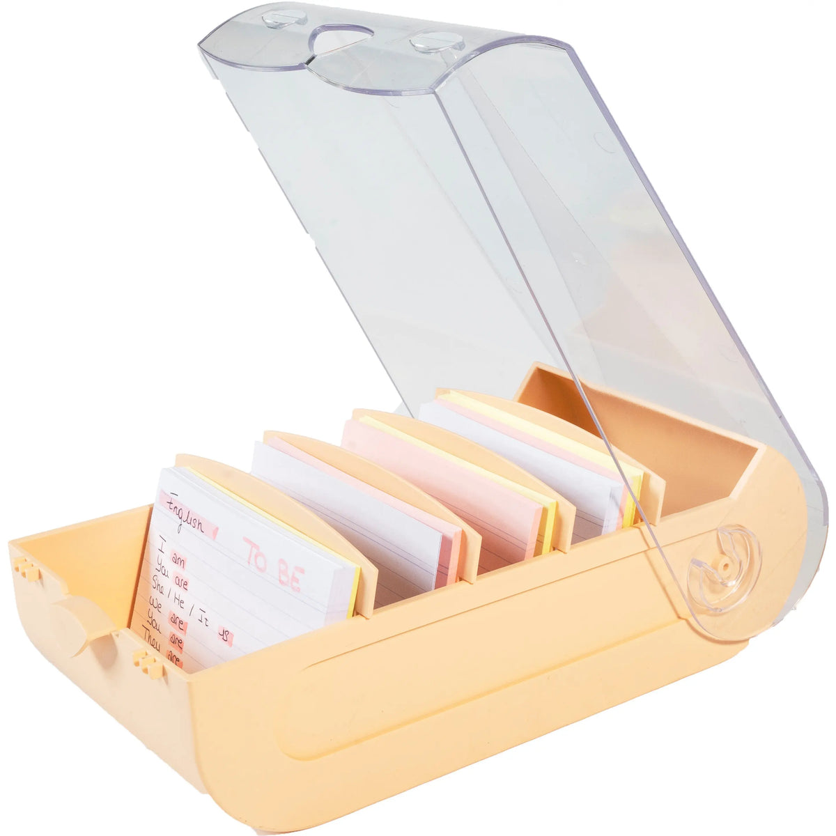 EXACOMPTA Karteikartenbox Bunny A8 5336123D korallenrot 10x6.2x19.5cm Idealshop