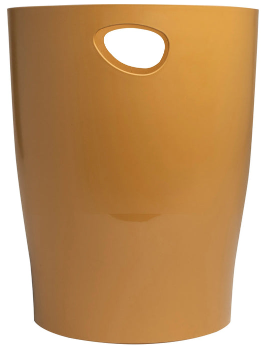 EXACOMPTA Papierkorb Ecobin 15 l 45329D gold Idealshop