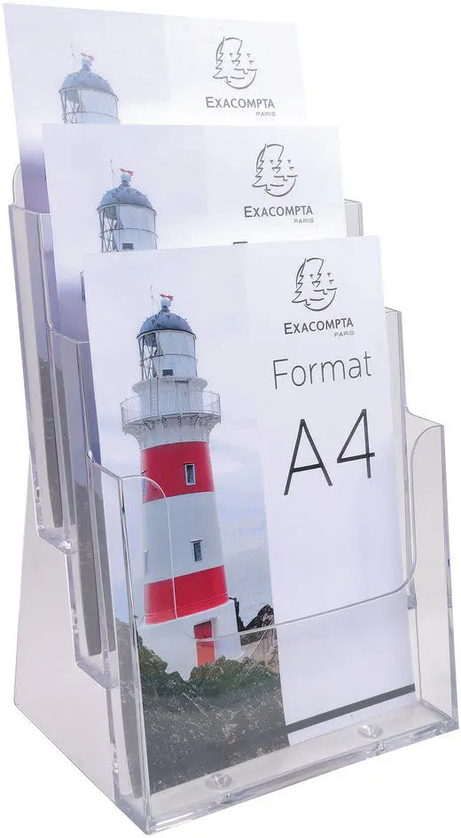 EXACOMPTA Prospekthalter A4 74158D transparent 155x237x339mm Idealshop