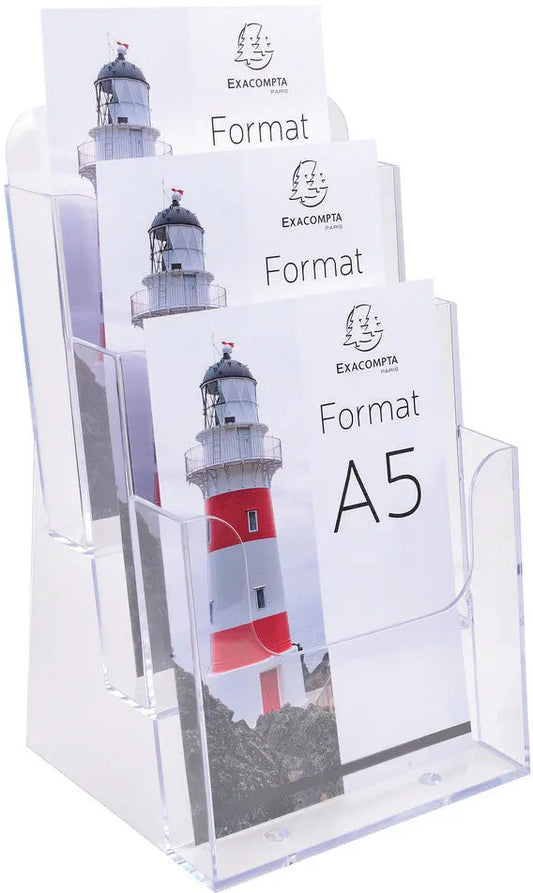 EXACOMPTA Prospekthalter A5 75158D transparent 154x181x280mm Idealshop