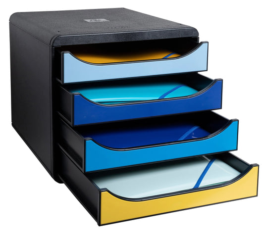 EXACOMPTA Schubladenbox BeeBlue      A4+ Idealshop