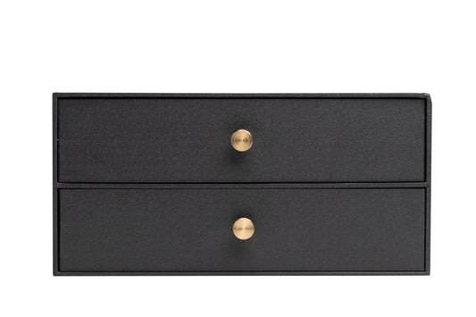 EXACOMPTA Schubladenbox OfficeByMe A4+ 30601E 2 Schubladen, schwarz Idealshop