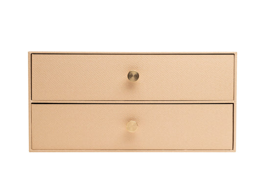 EXACOMPTA Schubladenbox OfficeByMe A4+ 30602E 2 Schubladen, beige Idealshop