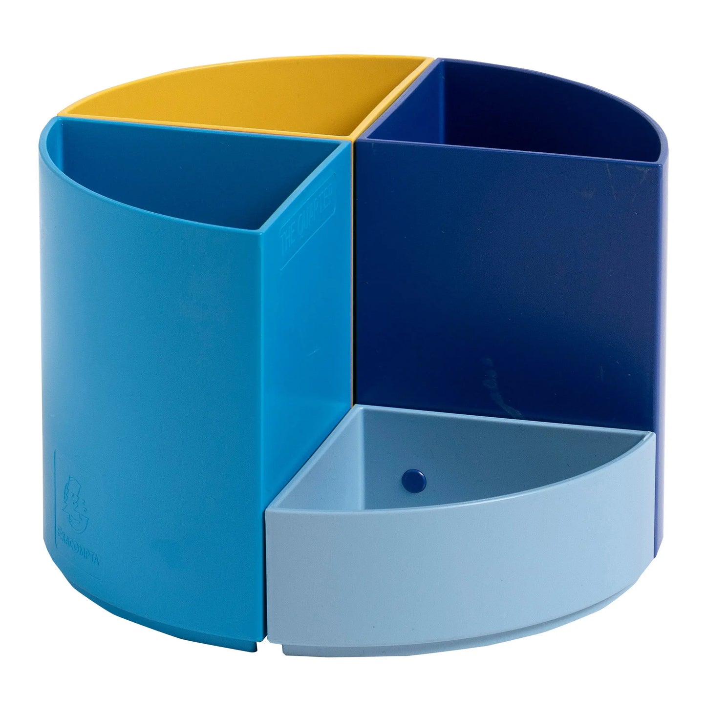 EXACOMPTA Stifteköcher BeeBlue 68202D The Quarter, mehrfarbig Idealshop