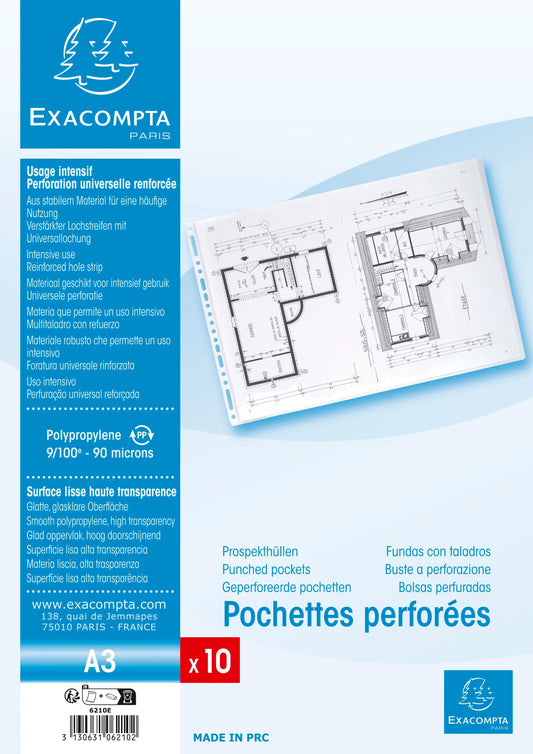 EXACOMPTA Zeigetaschen, genarbt       A3 Idealshop