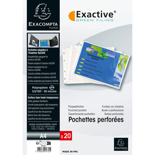 EXACPOMPT Dokumententasche Exacative  A4 Idealshop