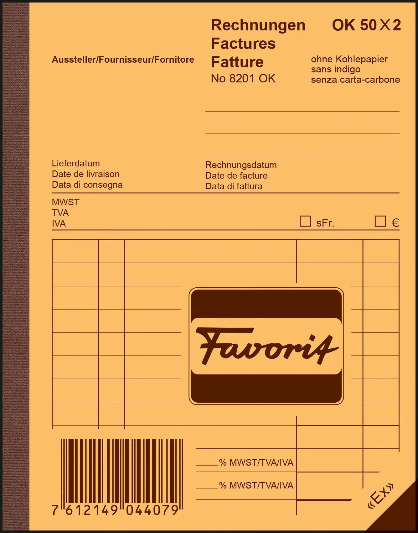 FAVORIT   Rechnungen D                A6 Idealshop