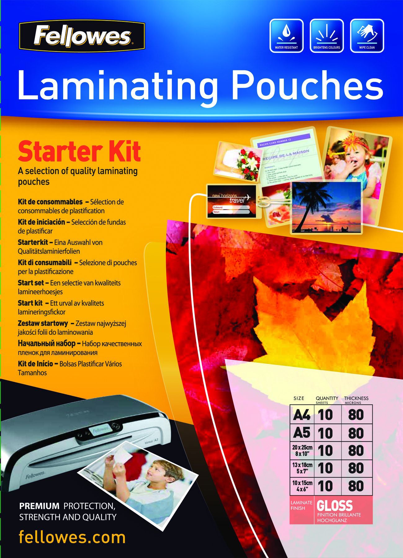 FELLOWES  Laminier Starter Kit